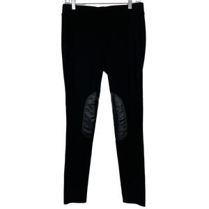 Vince Camuto Rich Black Equestrian Riding Breeches S